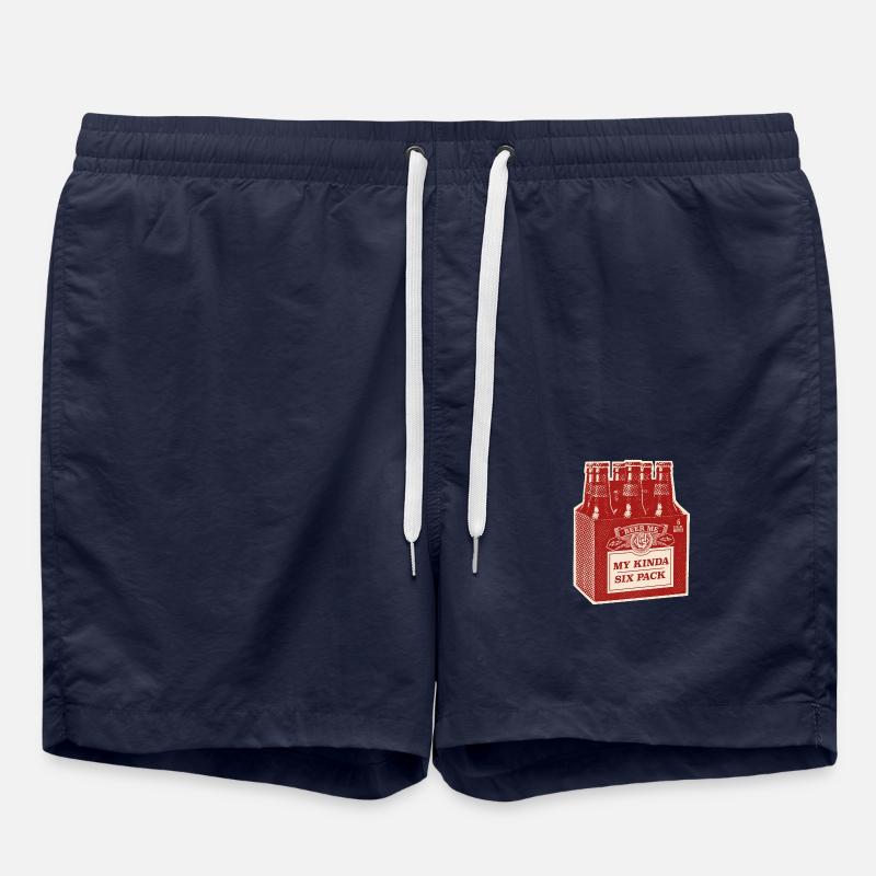 Six Pack Red Edition - Swim Trunks - french navy