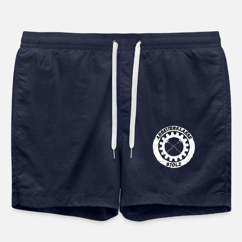 Classe ouvrière et fierté - Short de bain - bleu marine