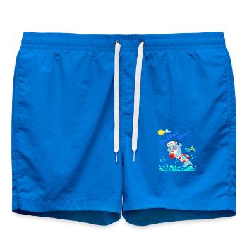 Autocollant secret d’espionnage de café avec Сyber- Marine Vibe - Short de bain - cobalt blue - Devant