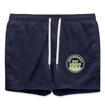 Né en 1997 - Short de bain - bleu marine - Devant - AI Model Male 185 light (185cm)