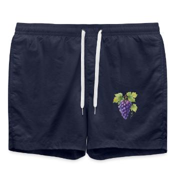 raisins - Short de bain - bleu marine - Devant - AI Model Male 185 light (185cm)