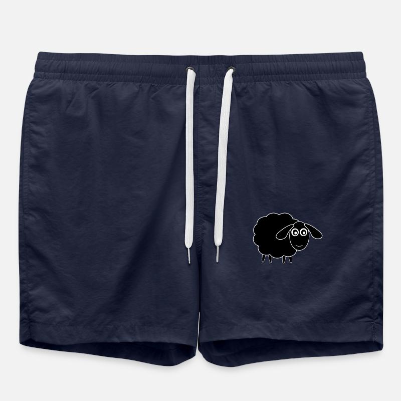 Mouton noir - Short de bain - bleu marine