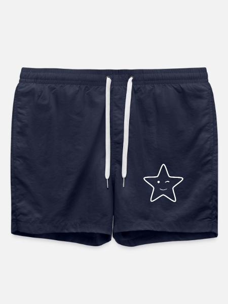 Star wink - Swim Trunks - french navy