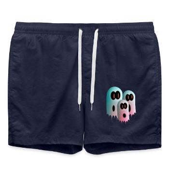 Fantômes - Short de bain - bleu marine - Devant - AI Model Male 185 light (185cm)