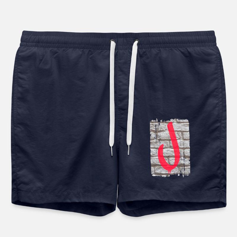 wall j - Swim Trunks - french navy