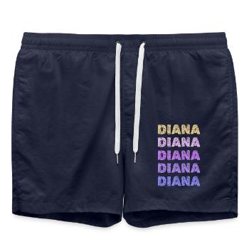 Diana Diana - Short de bain - bleu marine - Devant - AI Model Male 185 light (185cm)