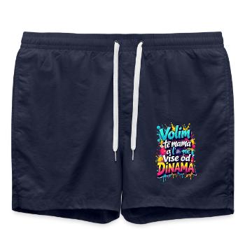 Dinamo zagreb purgeri croatia bad blue boys BBB - Swim Trunks - french navy - Front - AI Model Male 185 light (185cm)