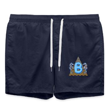 seahorse e 262 b - Swim Trunks - french navy - Front - AI Model Male 185 light (185cm)