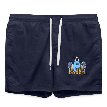 seepferdchen e 262 p - Badeshorts - French Navy - Vorne - AI Model Male 185 light (185cm)