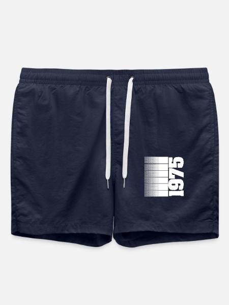 1975 - Short de bain - bleu marine