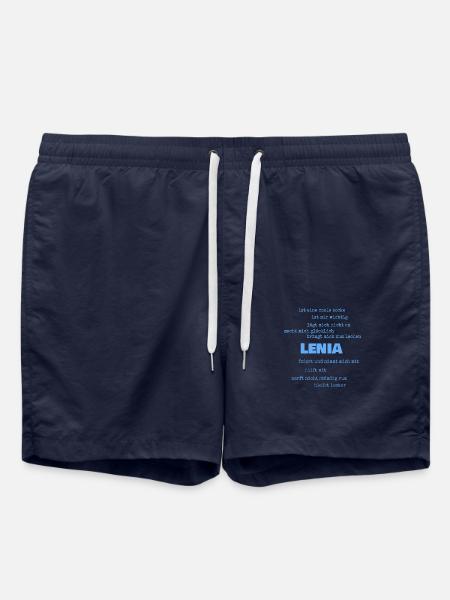 Lenia comme dicton - Short de bain - bleu marine