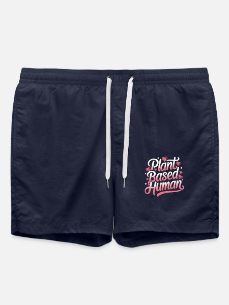 Vegetarian Vegan Veggie Vegetarian - Swim Trunks - french navy