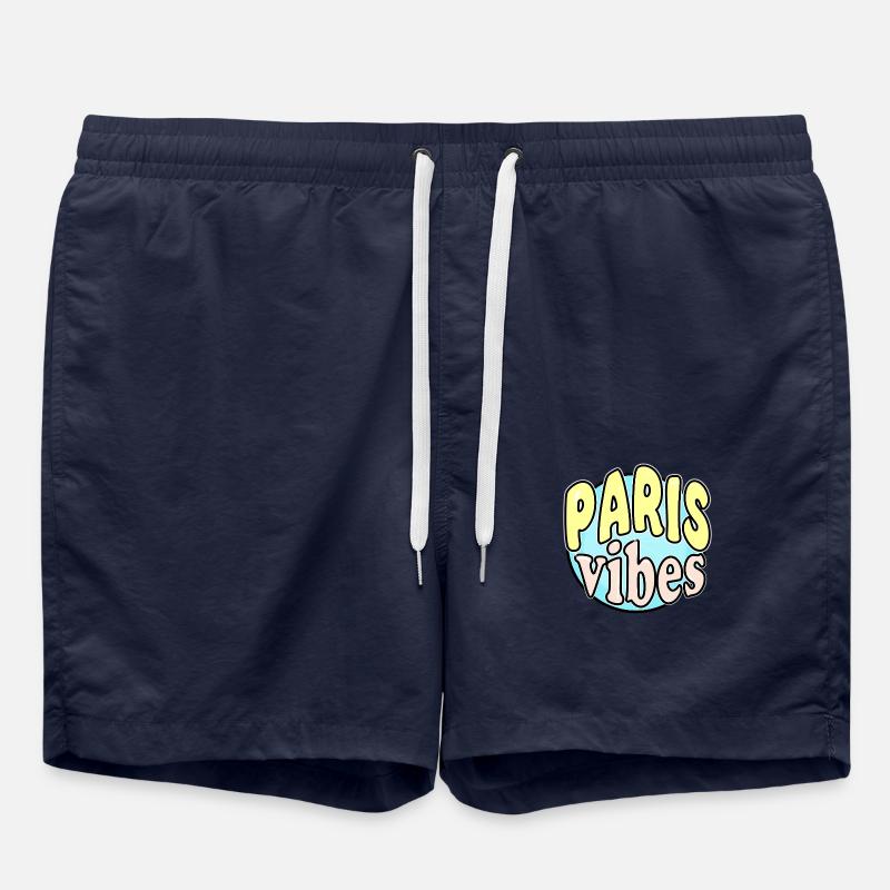 Paris Vibes - Swim Trunks - french navy