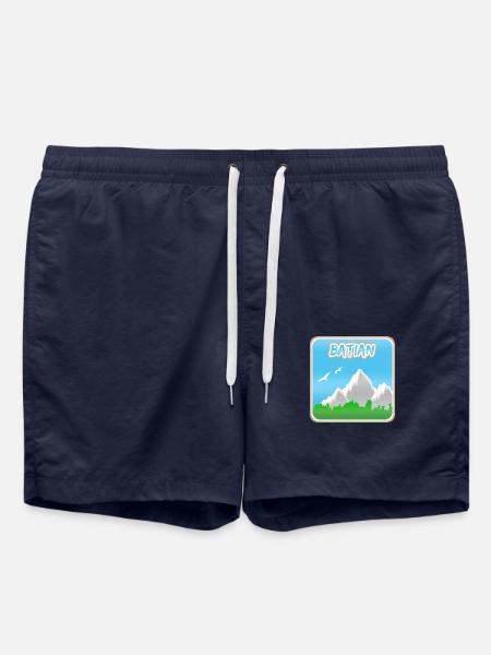 Batian als Bergsteigen - Badeshorts - French Navy