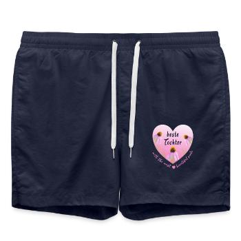 Meilleure fille - Short de bain - bleu marine - Devant - AI Model Male 185 light (185cm)