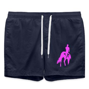 Pferd - Badeshorts - French Navy - Vorne - AI Model Male 185 light (185cm)