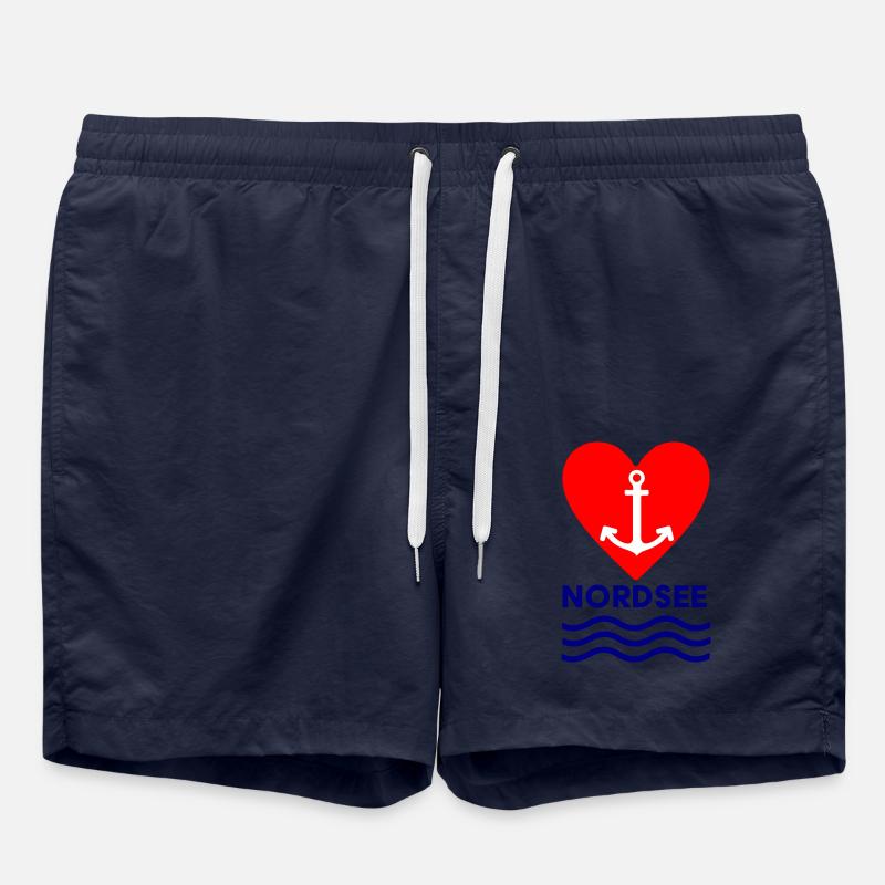 Nordseeliebe - Badeshorts - French Navy