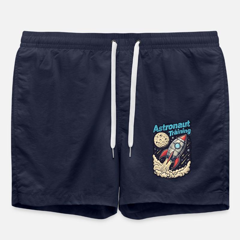 Astronaut in Training - Swim Trunks - french navy