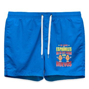 Spanier rühren ihre Eier nicht an - Badeshorts - Cobalt blue - Vorne