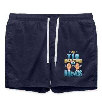 Der Kerl berührt seine Eier nicht - Badeshorts - French Navy - Vorne - AI Model Male 185 light (185cm)