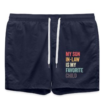 gendre gendre h - Short de bain - bleu marine - Devant - AI Model Male 185 light (185cm)