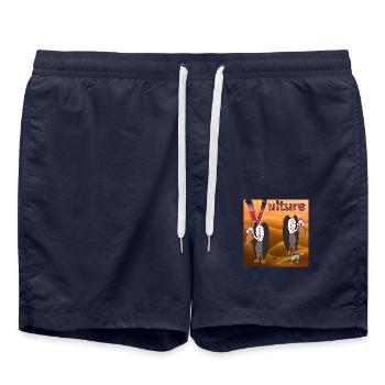 V pour vautour - Short de bain - bleu marine - Devant - AI Model Male 185 light (185cm)