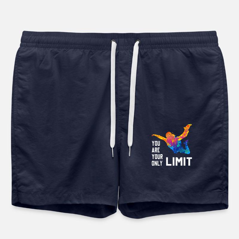 Skydive parachutiste Skydiver Chute libre - Short de bain - bleu marine