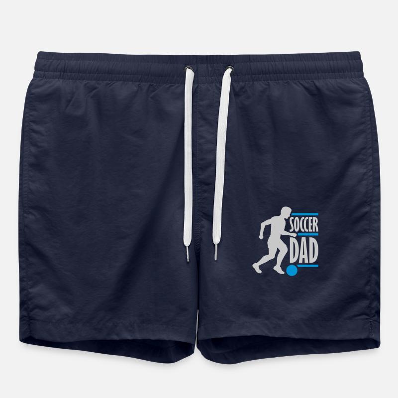 Best Soccer Dad Logo - Swim Trunks - french navy