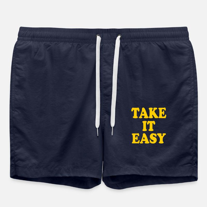 Take it easy - Short de bain - bleu marine