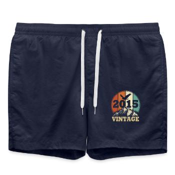 Jahrgang 2015 - Badeshorts - French Navy - Vorne - AI Model Male 185 light (185cm)