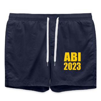 Abi 2023 - Badeshorts - French Navy - Vorne - AI Model Male 185 light (185cm)