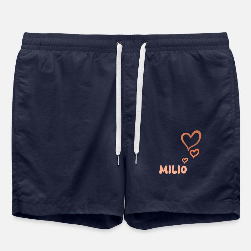 Milio as a given name - Swim Trunks - french navy