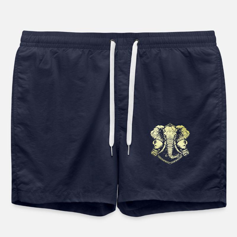 Elephant Boxer - Swim Trunks - french navy