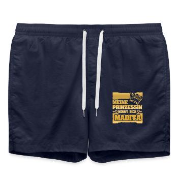 Maiden's name Madita - Swim Trunks - french navy - Front - AI Model Male 185 light (185cm)