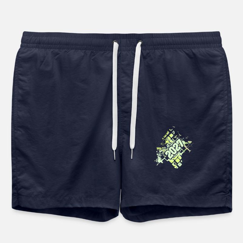 Anniversaire 2027 - Short de bain - bleu marine
