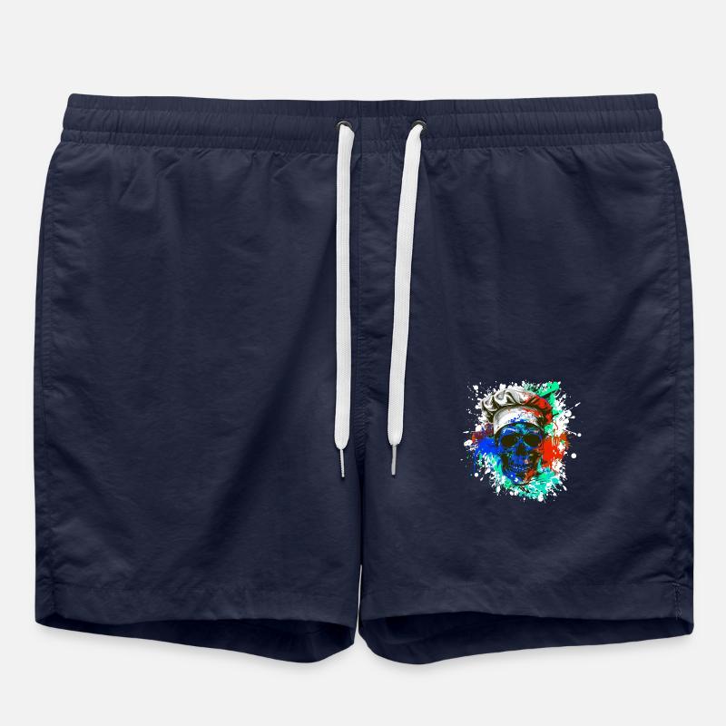 Chefkoch Totenkopf Koch - Badeshorts - French Navy