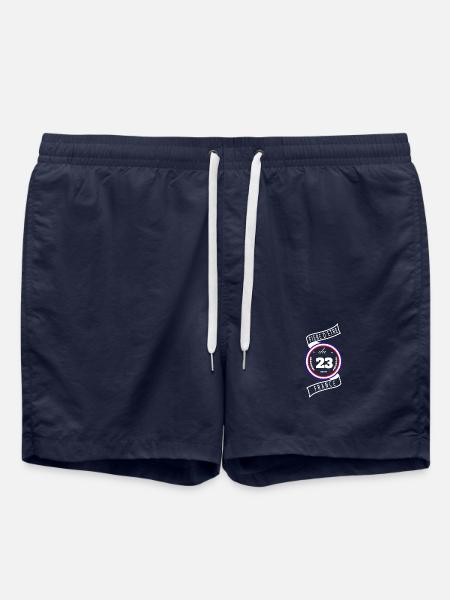 Fière d'être du 23 - Short de bain - bleu marine
