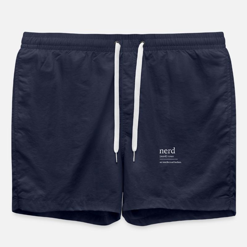 Nerd nerd - Swim Trunks - french navy