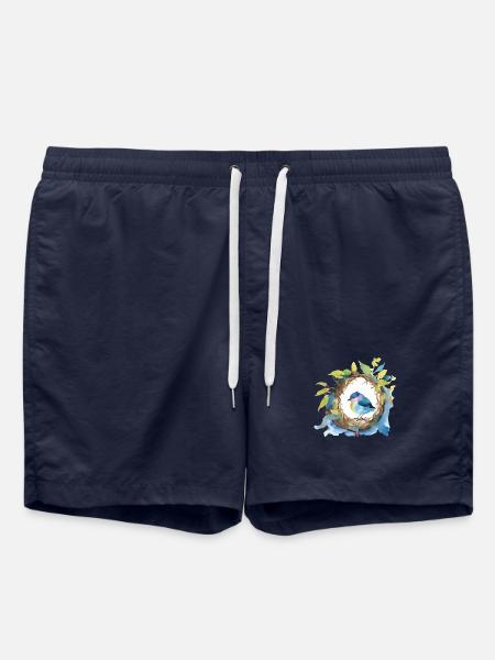 Bird - Swim Trunks - french navy