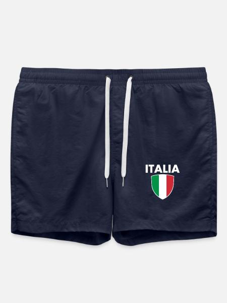 Italien Wappen - Italy - Italia - Badeshorts - navy