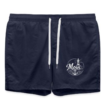 Moin - Badeshorts - French Navy - Vorne - AI Model Male 185 light (185cm)