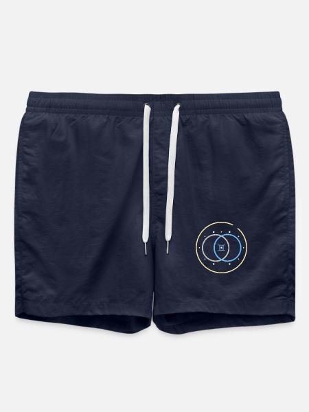 Zwillinge - der Flügelhauch - Badeshorts - French Navy