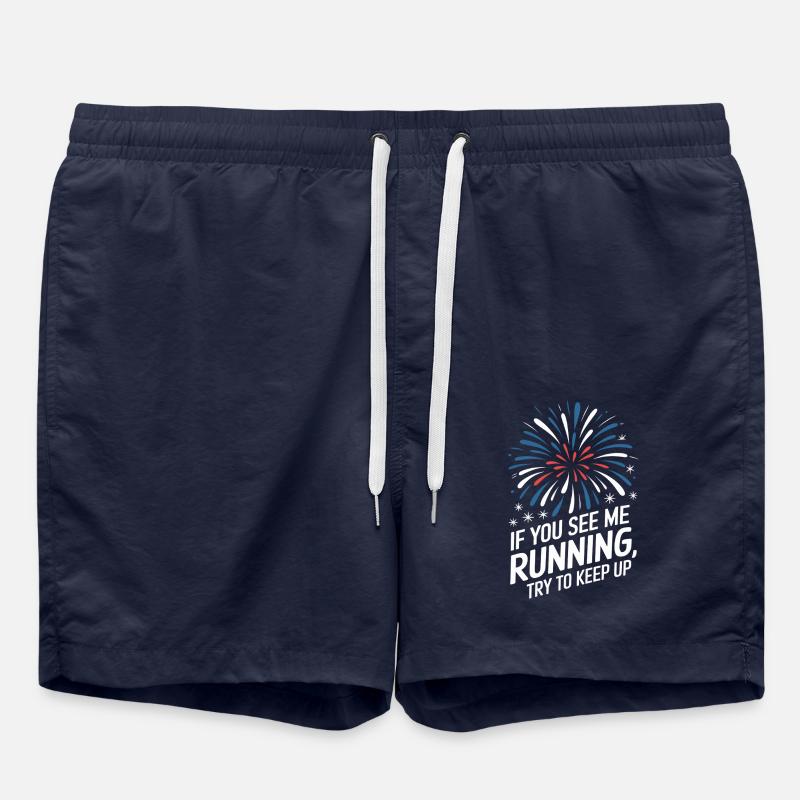 Pyrotechnics Fireworks Pyrotechnics - Swim Trunks - french navy