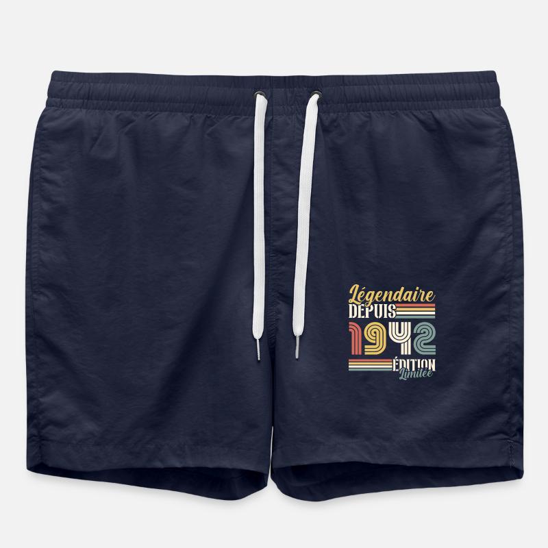 Légendaire Depuis 1942 - Short de bain - bleu marine
