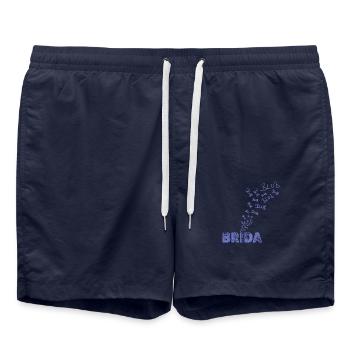 Brida - Badeshorts - French Navy - Vorne - AI Model Male 185 light (185cm)