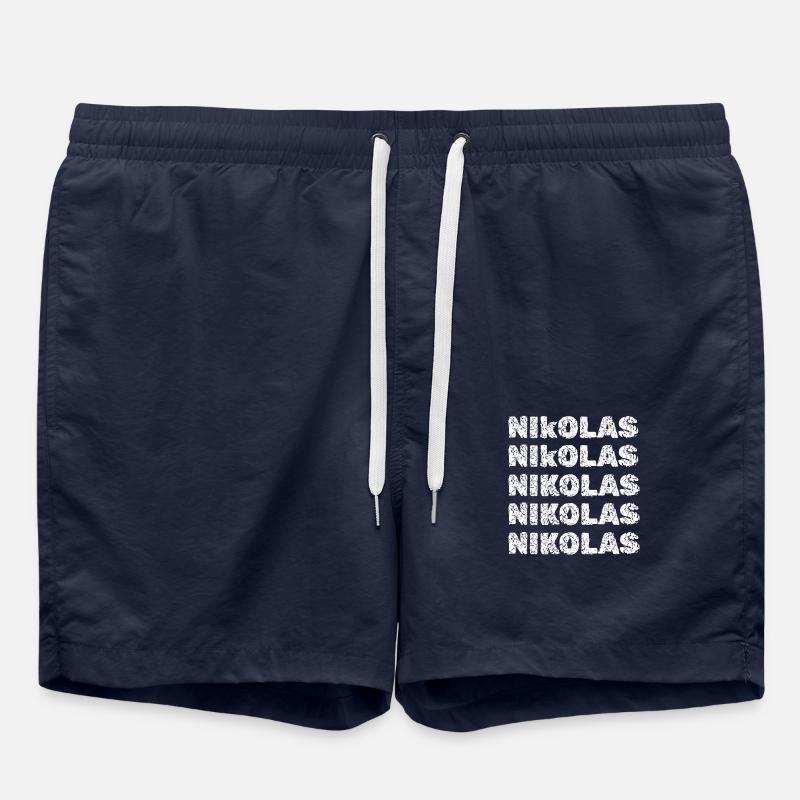 Nicholas as Nicholas - Swim Trunks - french navy