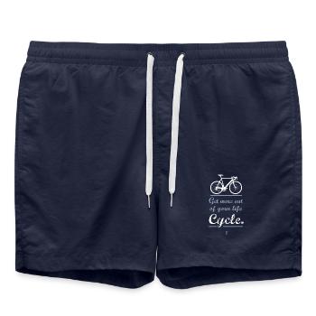 Bicycle motivation Sportbike road mountain bike bmx more - Swim Trunks - french navy - Front - AI Model Male 185 light (185cm)