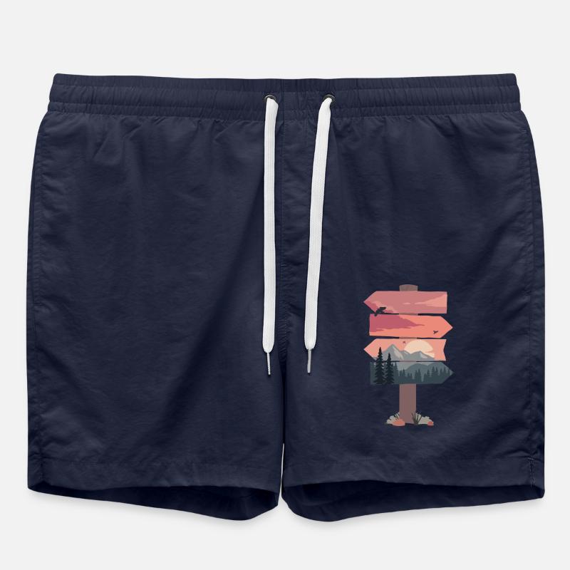 Travel - Swim Trunks - french navy