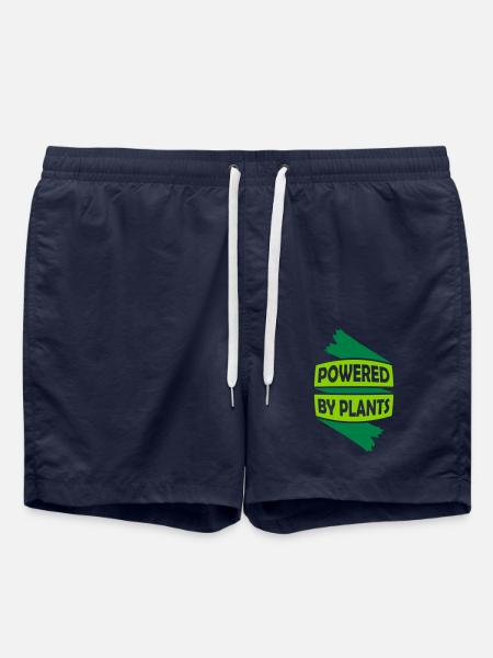 Powered by plants - Badeshorts - French Navy