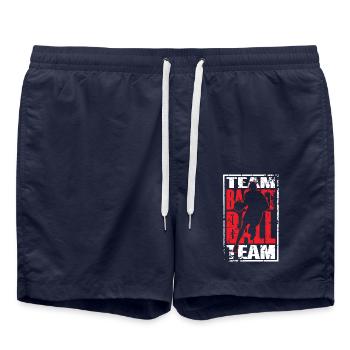 Équipe de basket-ball - Short de bain - bleu marine - Devant - AI Model Male 185 light (185cm)